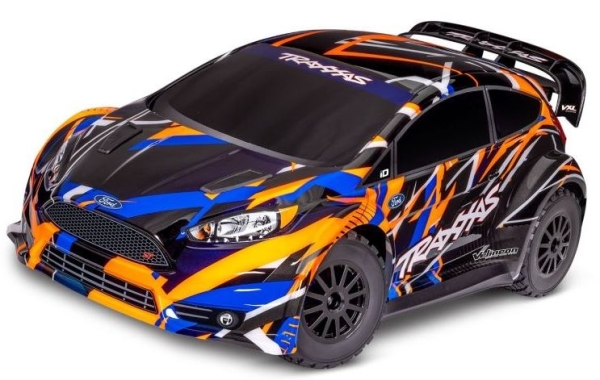 TRX74276-4ORNG FORD FIESTA ST 1/10 RALLY VXL RTR BRUSHLESS